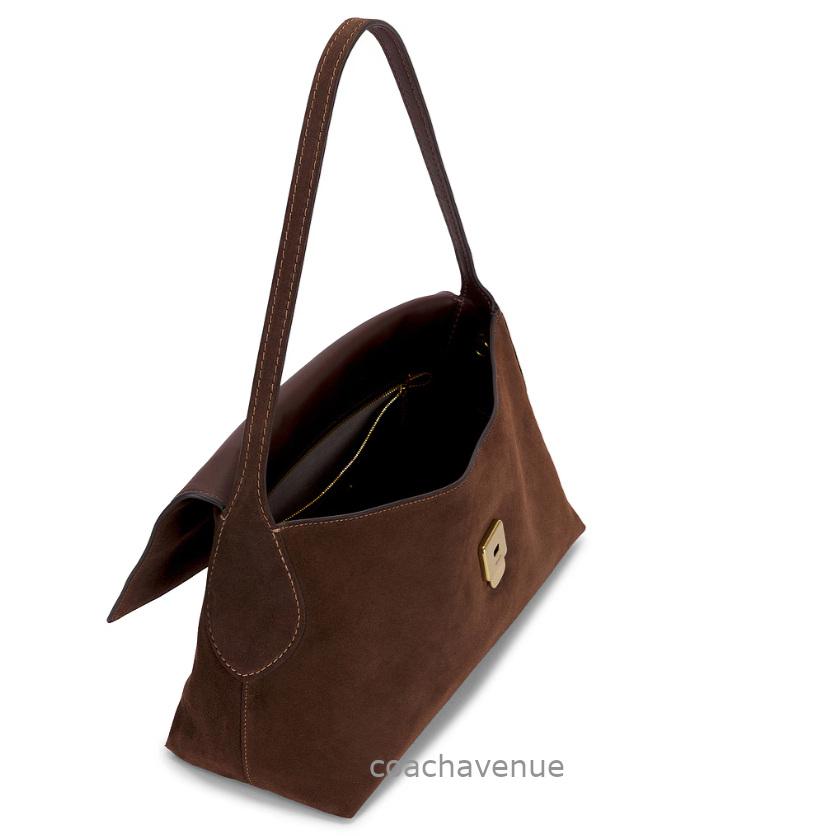 COACH（コーチ） COACH CDT20 チェルシー スエード ショルダー バッグ