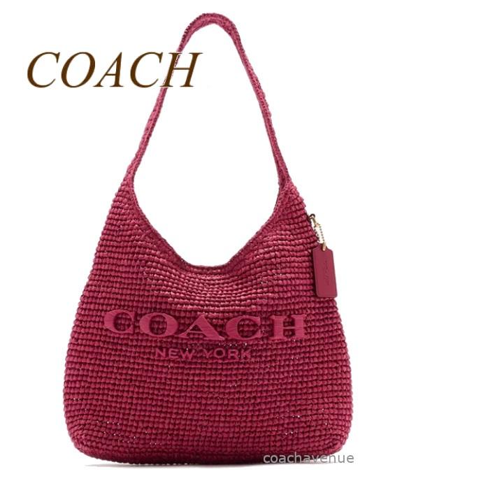 COACH（コーチ） 期間限定セール COACH CDU75 かごバッグ ストロー