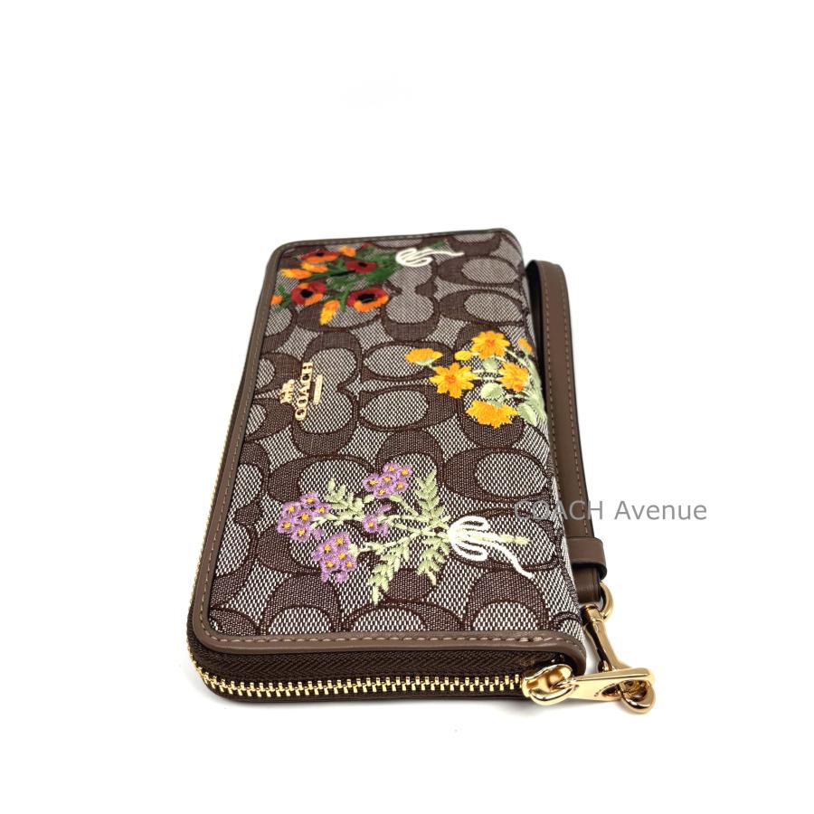 COACH（コーチ） 花柄 COACH CEC23 ロング ジップ アラウンド