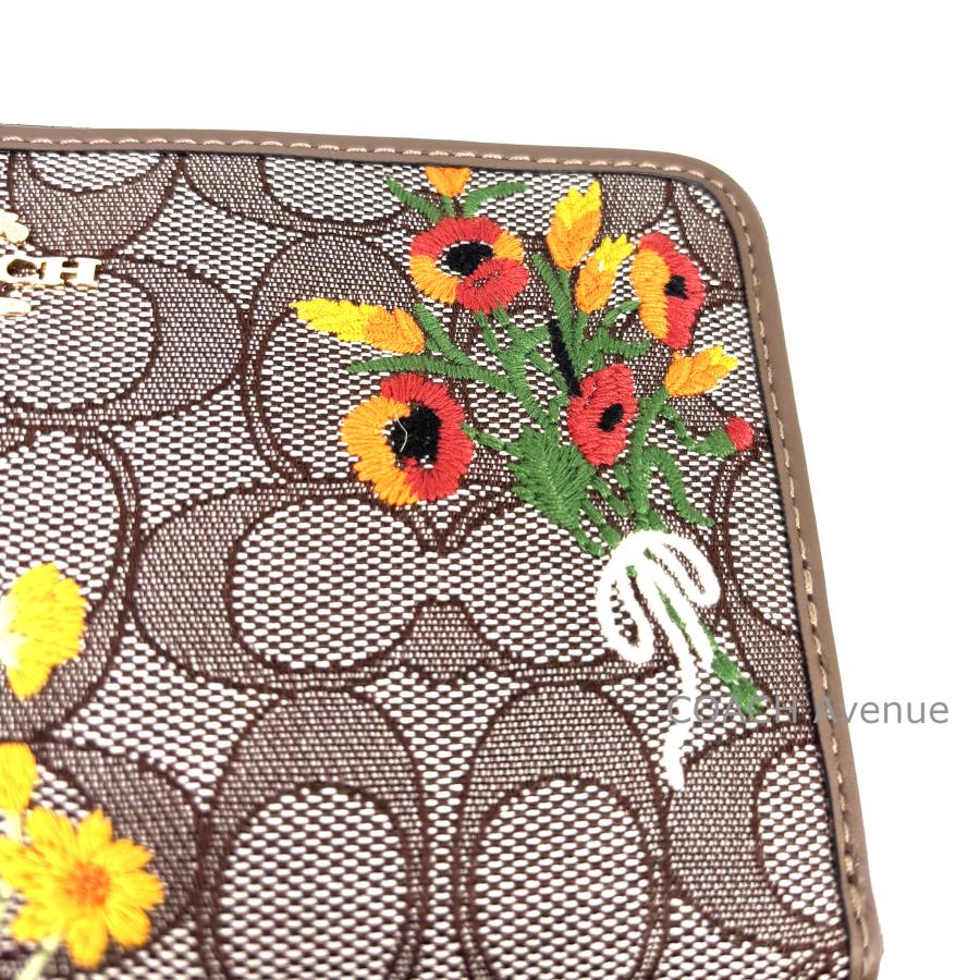 COACH（コーチ） 花柄 COACH CEC23 ロング ジップ アラウンド