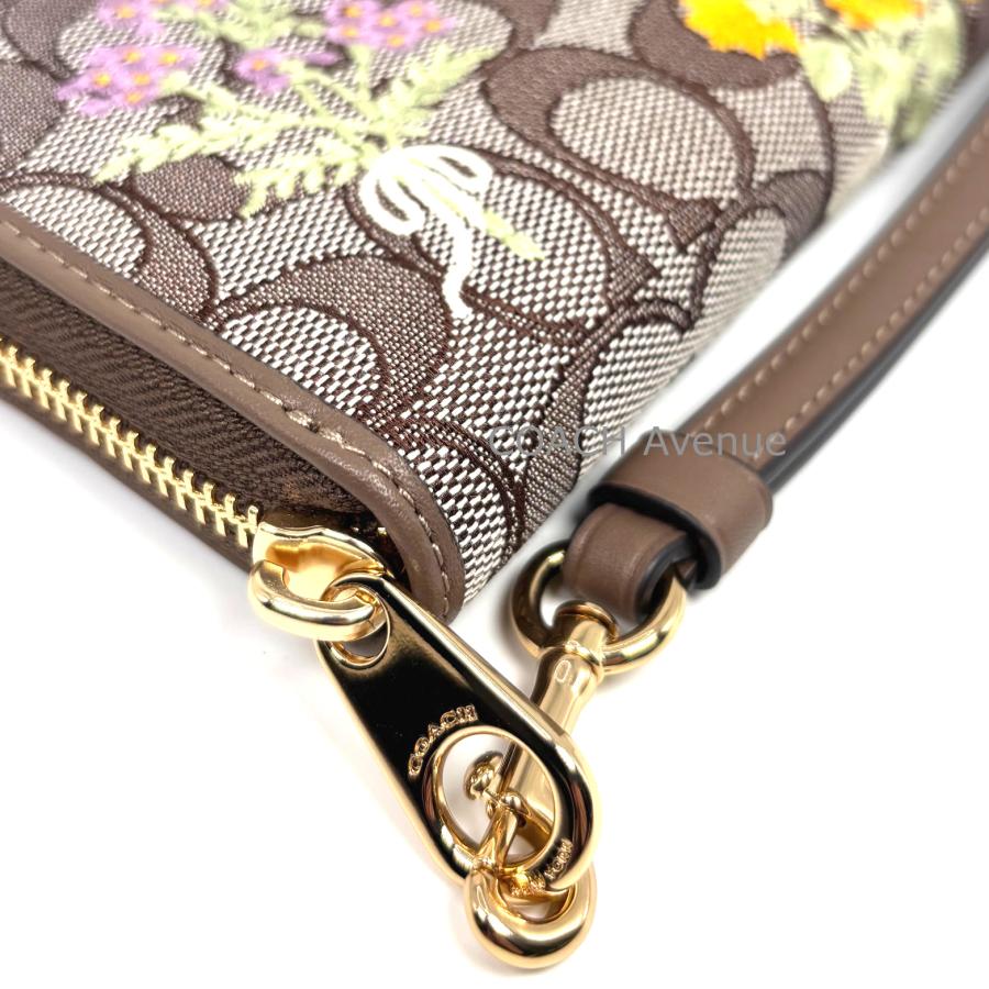 新品 COACH コーチ 財布 アウトレット シグネチャー 長財布 花柄 茶 COACH（コーチ） 【並行輸入品】コーチ 財布 アウトレット