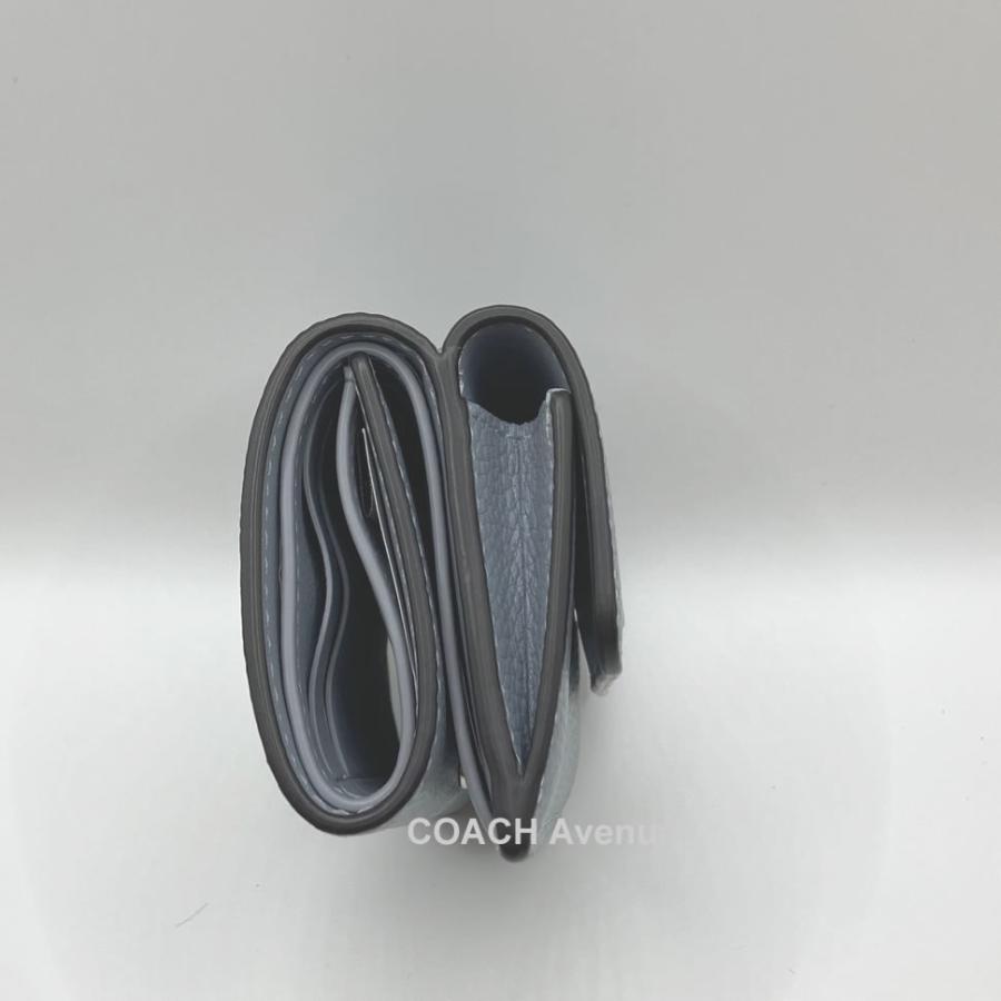 COACH グレー 三つ折り財布　新品　値下げ COACH（コーチ） なくなり次第終了セール COACH CM437 ミニ トライ