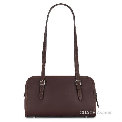 コーチ COACH CM565 スウィング ジップ バッグ メープル ダークブラウン 茶色 ショルダー レザー 鞄 正規店商品 送料無料の画像