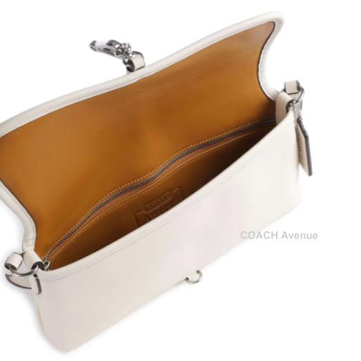 COACH（コーチ） COACH CP132 ハンプトンズ レザーバッグ チョーク