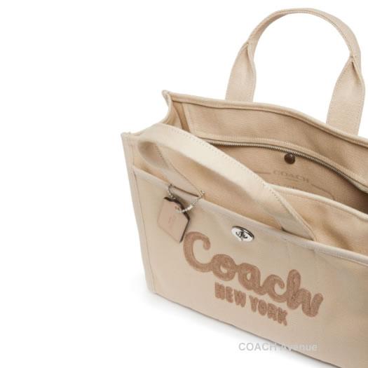 COACH カーゴトート ベージュ トートバッグ CP158 コーチ COACH COACH ハンドバッグ CARGO TOTE カーゴ トート