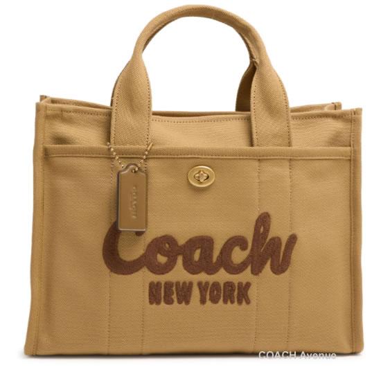 【美品・正規品】COACH カーゴトート CP158 ベージュ 2WAY COACH（コーチ） 期間限定セール COACH CP158 カーゴ トート