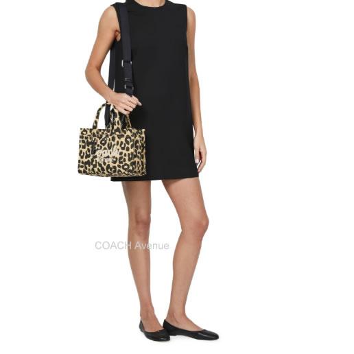 COACH（コーチ） COACH CP769 カーゴ トート 26 レオパード プリント