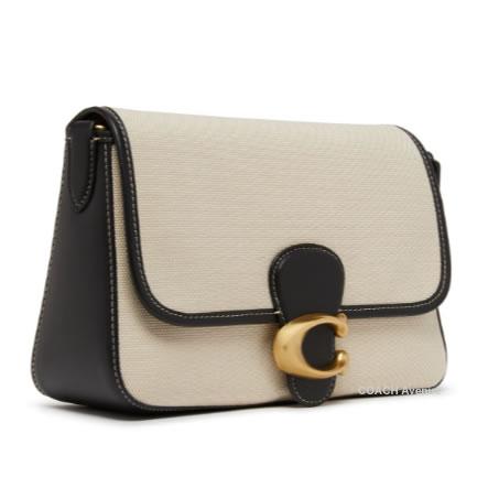 COACH コーチ CS717 ソフト タビー ショルダー バッグ ソルトストーン  