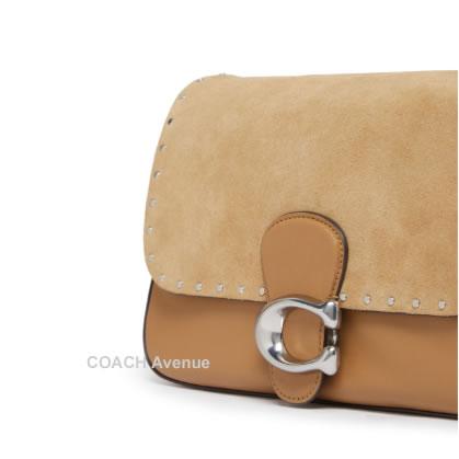 Y3727☆ COACH コーチ ショルダーバッグ 2way ドリーマー 蛇 コーチ 