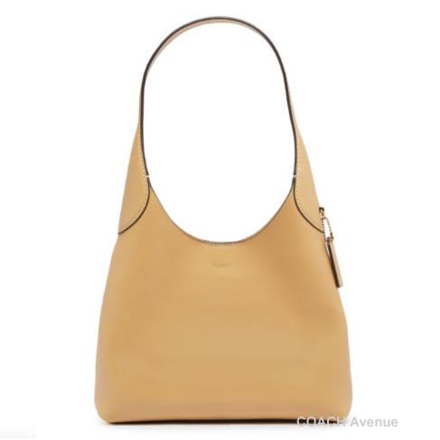 【極美品】コーチ CU068ブルックリン ハンドバッグ レザー 肩掛け 薄茶 COACH（コーチ） COACH CU068 ブルックリン ショルダー バッグ 28 タン