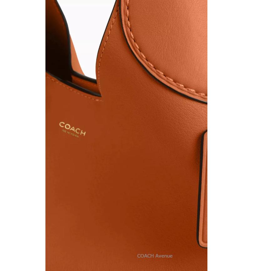 コーチ COACH CU068 ブルックリン ショルダー バッグ 28 トフィ ライトブラウン 茶色 オレンジ トート バッグ 正規店商品 送料無料の画像