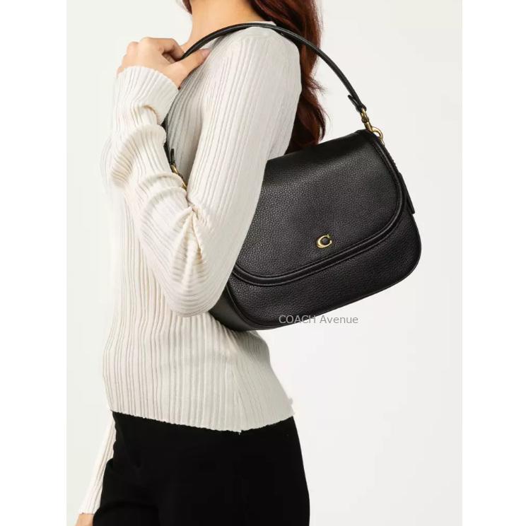 コーチ COACH CU099 レガシー レザー ショルダー バッグ ブラック 黒 クロスボディ斜め掛け サッチェル 肩掛け 正規店商品 送料無料 日本未入荷の画像