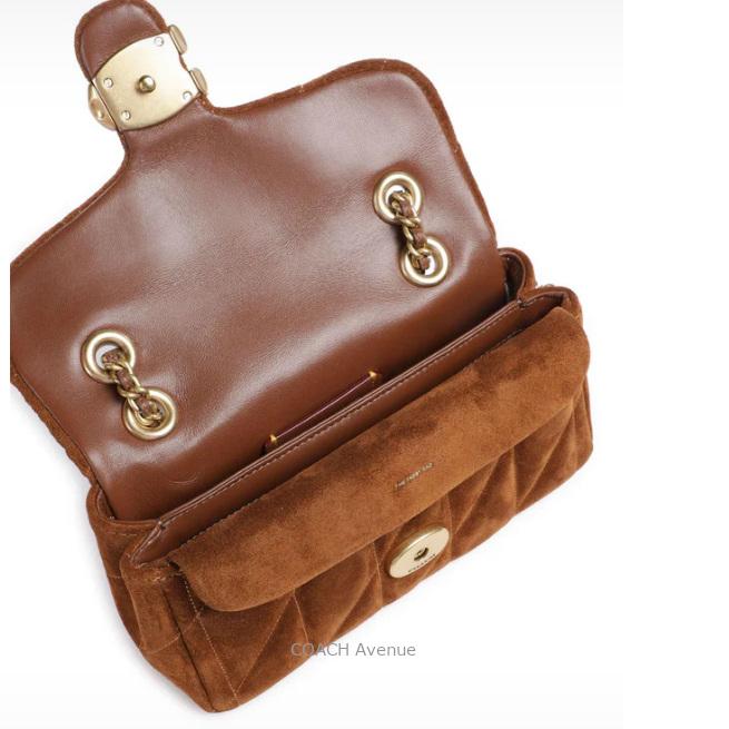 コーチ新品タグ付き斜めがけスエード＆牛革バック COACH（コーチ） バッグ メンズ ショルダーバッグ スエード レザー