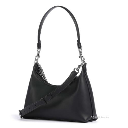 コーチ COACH CW640 ジュリエット ショルダー バッグ 25 クロスボディ ブラック 黒 レザー 斜めがけ 肩がけ 正規店商品 送料無料の画像