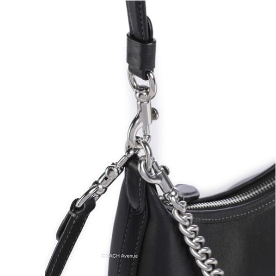 コーチ COACH CW640 ジュリエット ショルダー バッグ 25 クロスボディ ブラック 黒 レザー 斜めがけ 肩がけ 正規店商品 送料無料の画像
