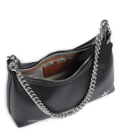 コーチ COACH CW640 ジュリエット ショルダー バッグ 25 クロスボディ ブラック 黒 レザー 斜めがけ 肩がけ 正規店商品 送料無料の画像