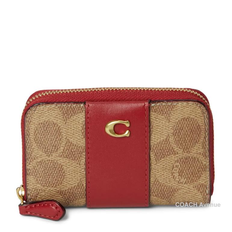 レア✨【未使用】Coach コーチ キルティング ケース ミニ財布 レッド COACH（コーチ） コーチギフトボックス付き COACH CX192B シグネチャー