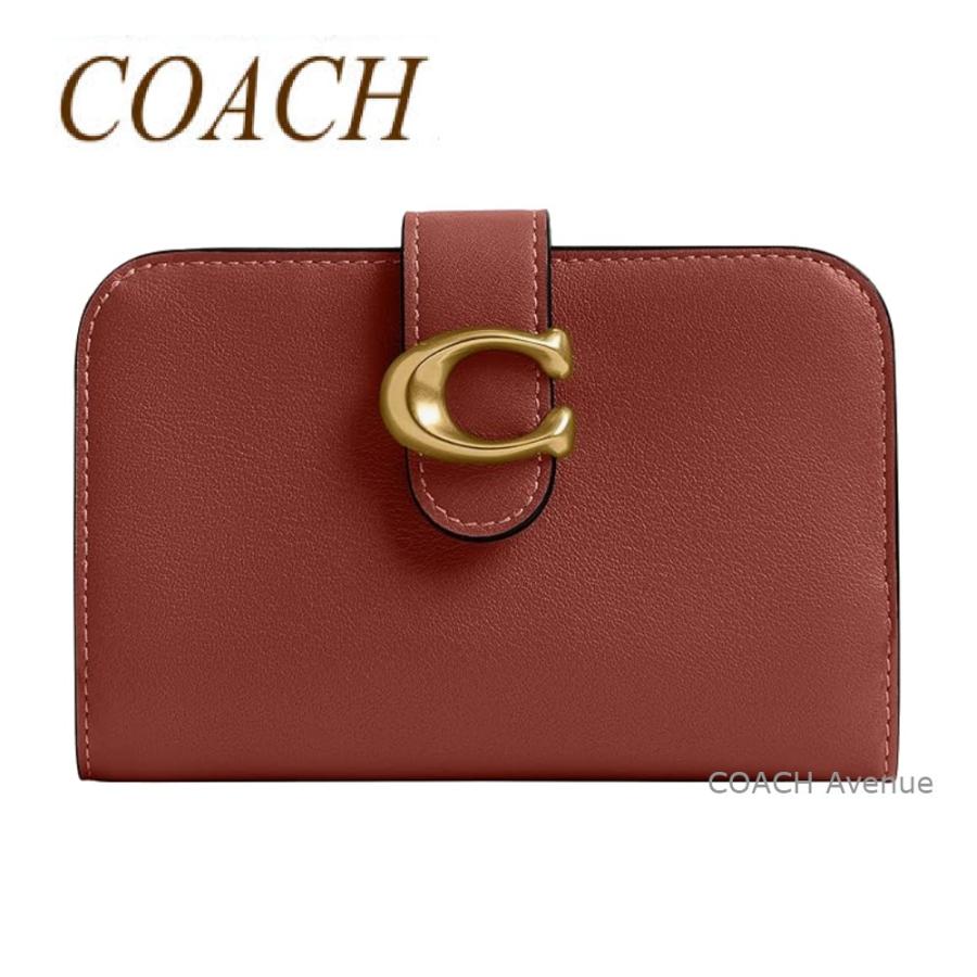 COACH（コーチ） COACH CY234 タビー ウォレット ダーク ピーチ 二