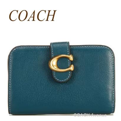 COACH（コーチ） COACH CY234 タビー ウォレット マリン ブルー 二