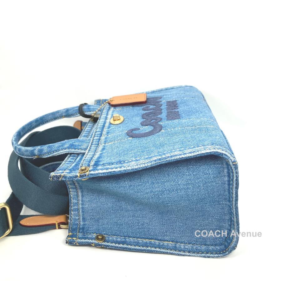COACH 遂にミニサイズ登場 CZ100 デニム カーゴ トート 20 COACH 遂にミニサイズ登場 CZ100 デニム カーゴ トート 20