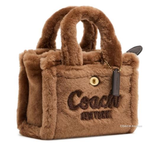 COACH（コーチ） モコモコが可愛い COACH CZ101 カーゴ トート バッグ