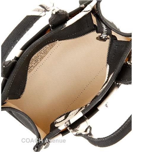 COACH セール リボン柄 コーチ CZ102 カーゴ トート バッグ 20 ボウ 