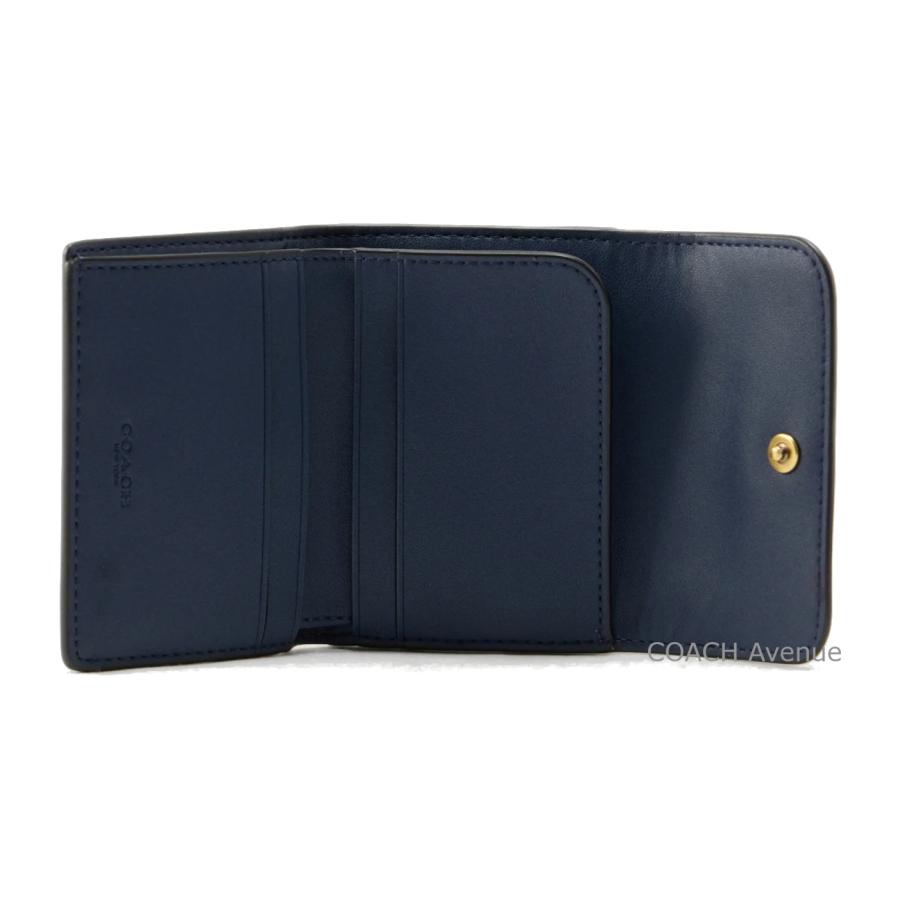 COACH ネイビー 三つ折り財布　正規品　コーチ　折財布　本革　男性にも！ COACH（コーチ） COACH CZ111 エッセンシャル カード ホルダー