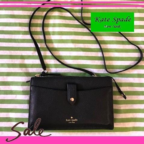 ケイトスペード Kate Spade スマホ収納ok お財布ポシェット ブラック黒 2way Mulberry Street Alegra Wlru3237 コーチアベニュー 通販 Yahoo ショッピング