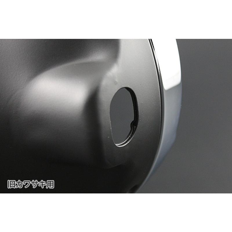 カワサキ他汎用ヘッドライトリム&ケース セット　KAWASAKI 180㎜ N81-4130 ヘッドライトリム＆ケースセット ブラックヘッドライトケース