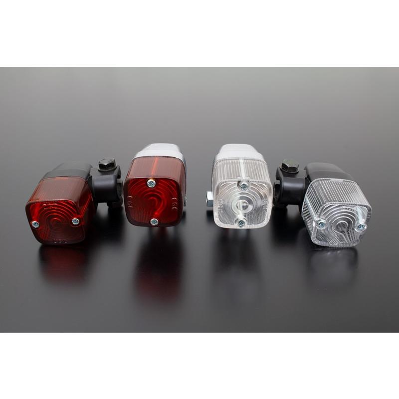 N130-60031 CGC 角型ヨーロピアンウインカー ブラック/オレンジ