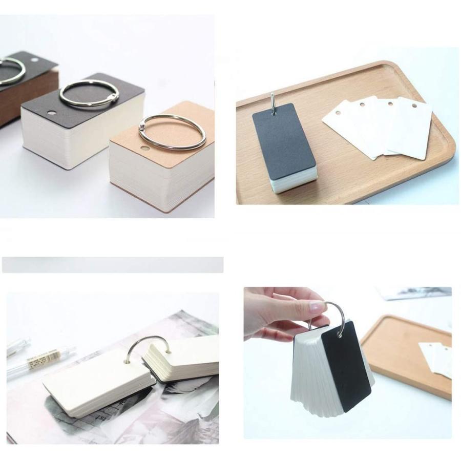 単語帳 単語カード 暗記カード メモ帳 テスト効率アップ 英語 漢字 試験 6色 6冊 50枚 300枚大容量 特別価格