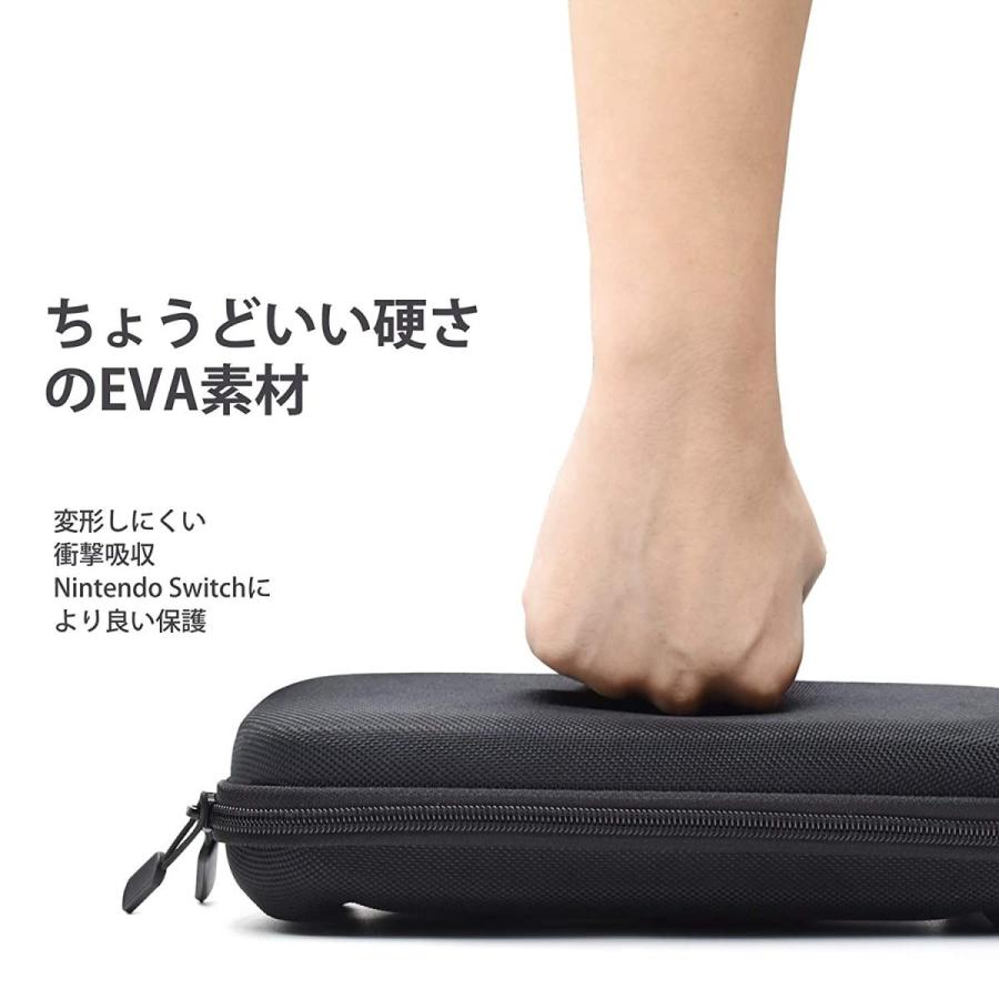 Yosh Switch ケース スイッチ Switch収納バッグ 持ち運び便利 防塵防水耐衝撃 Jyocon保護 最安値 Switch保護
