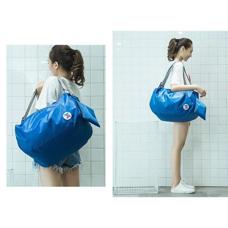 2way ショルダーバッグ リュック 折りたたみバッグ ポケッタブル バッグ 便利 コンパクト収納 旅行 送料無料 b Cobalt Shop 通販 Yahoo ショッピング