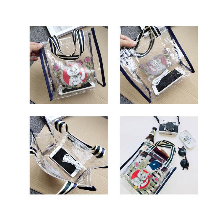 トートバッグ 弁当バッグ 雑誌付録 Pvc かわいい 猫 レディース メンズ 出掛け Cob コンパスshop 通販 Yahoo ショッピング