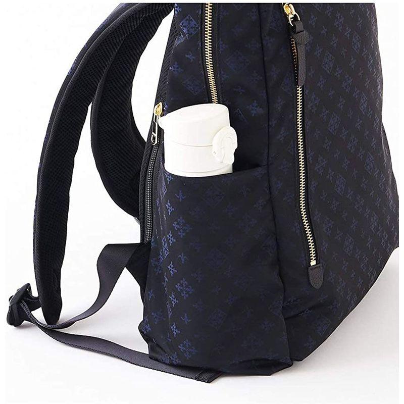 【美品】ラシット　ナイロンリュック　ネイビー　モノグラム　クラウズウォーカー M 美品】ラシット ナイロンリュック ネイビー モノグラム クラウズ