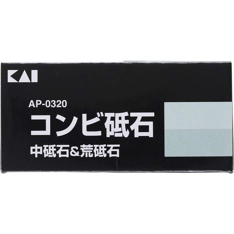 貝印 KAI コンビ砥石 #1000 #400 AP0320 調理器具 貝印 KAI コンビ砥石 #1000 #400 AP0320