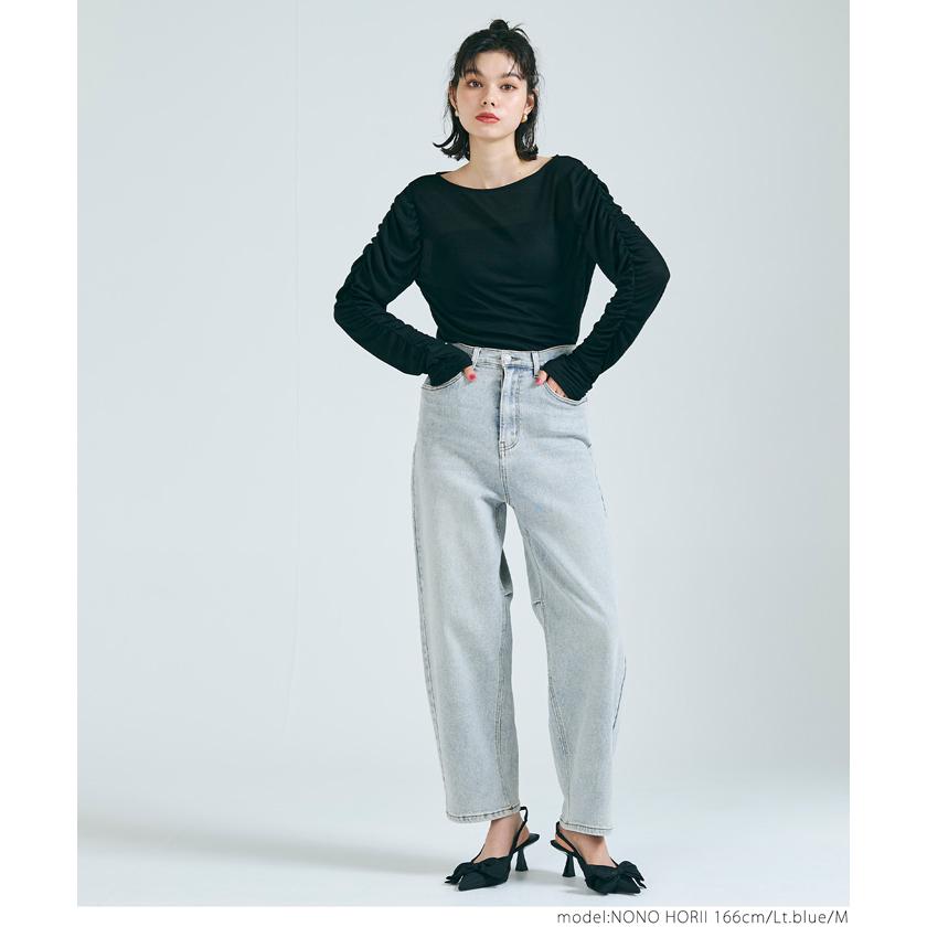 デニムパンツ レディース ストレッチ カーブデニム ハイウエスト デニムパンツ レディース ストレッチ カーブデニム ハイウエスト