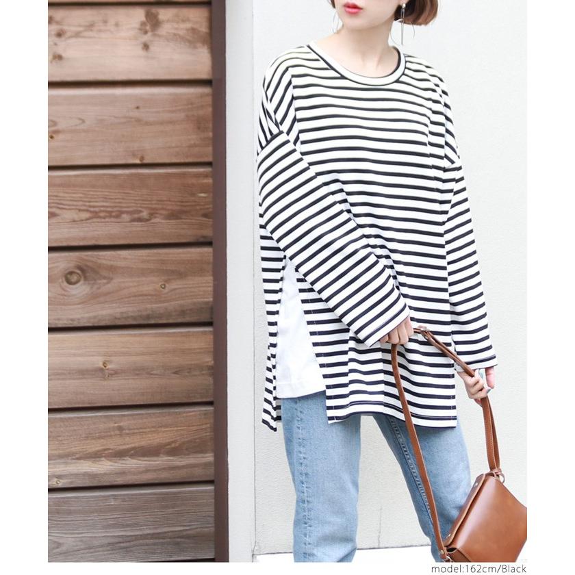 ボーダー レディース レイヤード カットソー 重ね着風 切り替え ボートネック オーバーサイズ Tシャツ 返品交換不可 メール便不可 値下げ 555円 Coca コカ 02 01 Coca 通販 Yahoo ショッピング