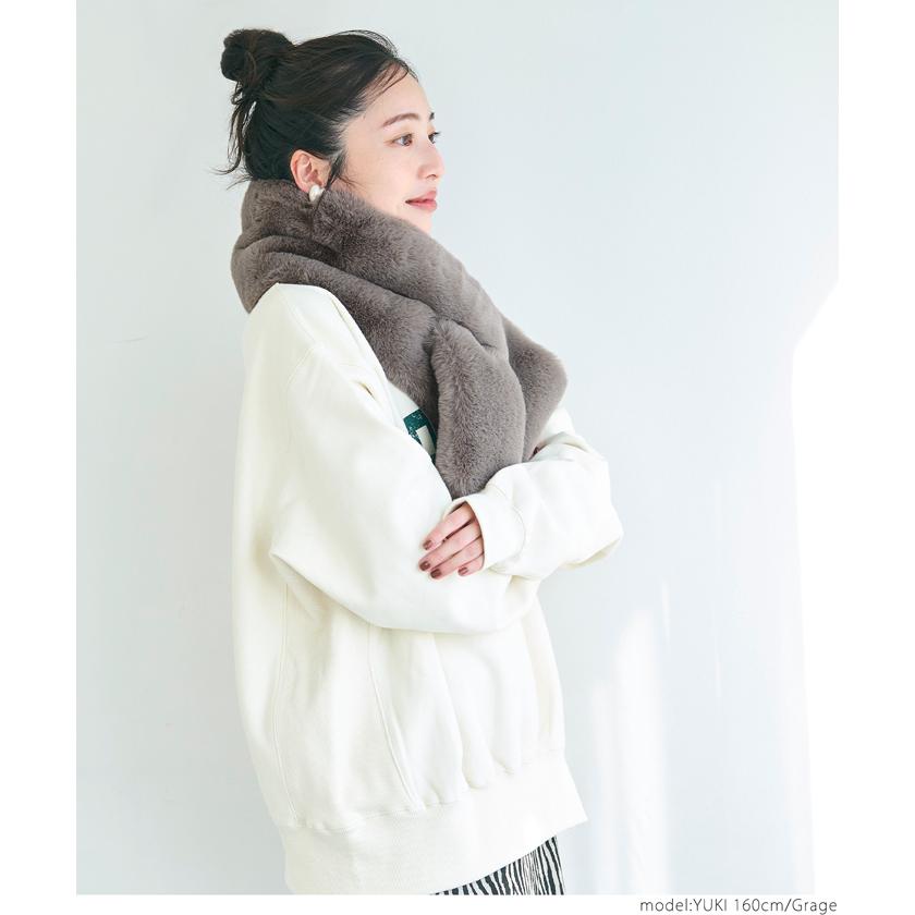 coca フェイクファーティペット レディース メール便不可 24aw coca フェイクファーティペット レディース メール便不可 24aw