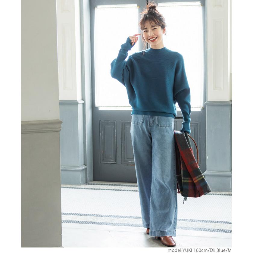 coca WEB3色限定セール☆ドルマンボトルネックニット ドルマン coca WEB3色限定セール☆ドルマンボトルネックニット ドルマン