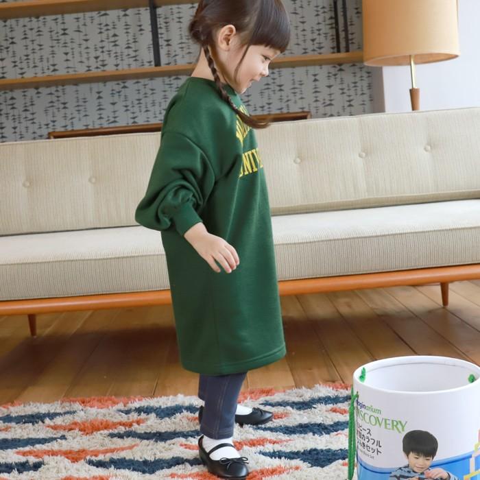 キッズ 子供服 ワンピース スウェット カレッジロゴ 長袖 バルーンスリーブ 女の子 100 110 1 130 19aw メール便不可 値下げ 1690円 1529円 16 02 Coca 通販 Yahoo ショッピング