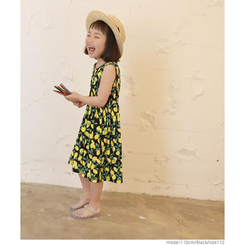 キッズ100 130 メール便可 子供服 ワンピース ノースリーブ レモン柄 膝丈 フレア Aライン 女の子 100cm 110cm 1cm 130cm Coca コカ 16 02 Coca 通販 Yahoo ショッピング