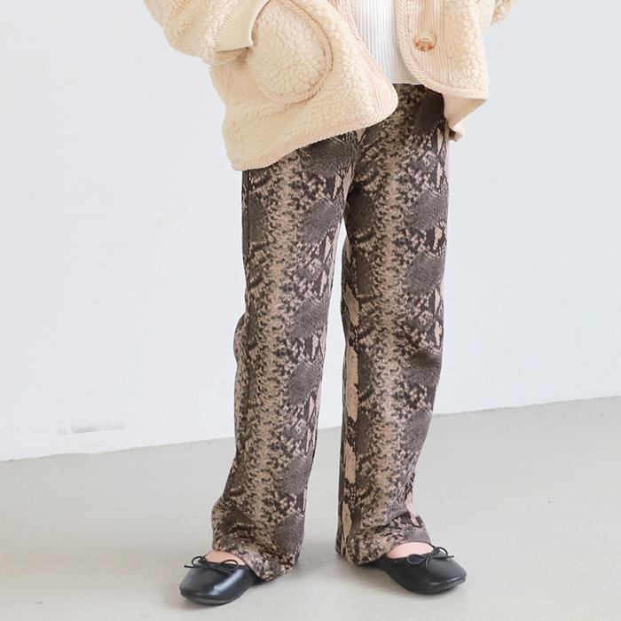 子供服 キッズ レギンス パイソン柄 ヘビ柄 長ズボン 女の子 親子 お揃い 値下げ 1529円 990円 メール便不可 Coca コカ 16 01 Coca 通販 Yahoo ショッピング