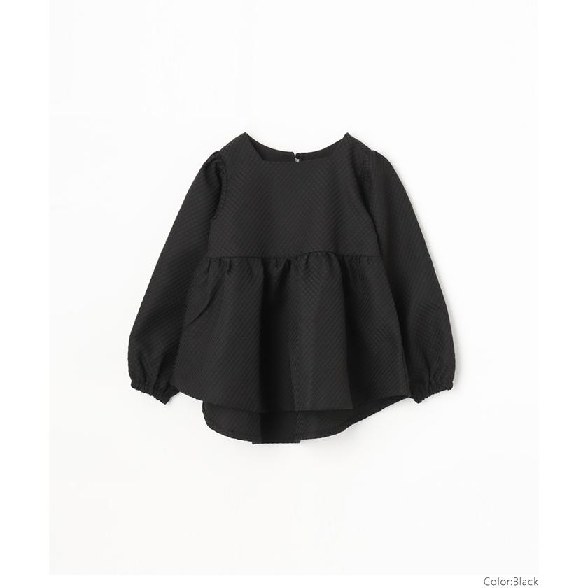 セール☆1990円→990円 キッズ 110-140 ブラウス パフスリーブ  