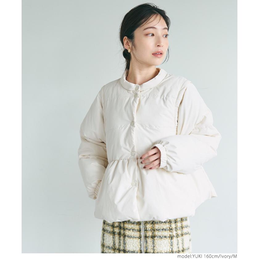 coca セール☆4990円→2990円 デタッチャブル中綿アウター coca セール☆4990円→2990円 デタッチャブル中綿アウター