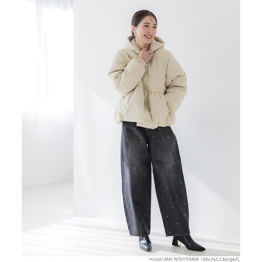 coca セール☆4990円→2990円 デタッチャブル中綿アウター coca セール☆4990円→2990円 デタッチャブル中綿アウター