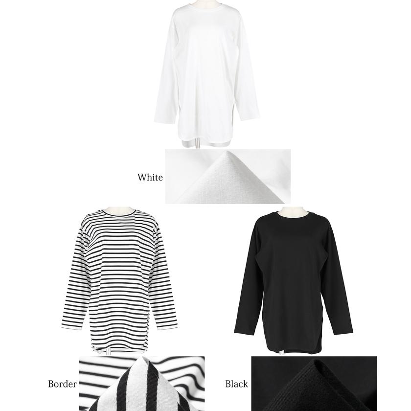 Tシャツ レディース カットソー 長袖 綿100 Usaコットン ボートネック テールカット レイヤード 重ね着 メール便可mrb Coca コカ 36 07 Coca 通販 Yahoo ショッピング