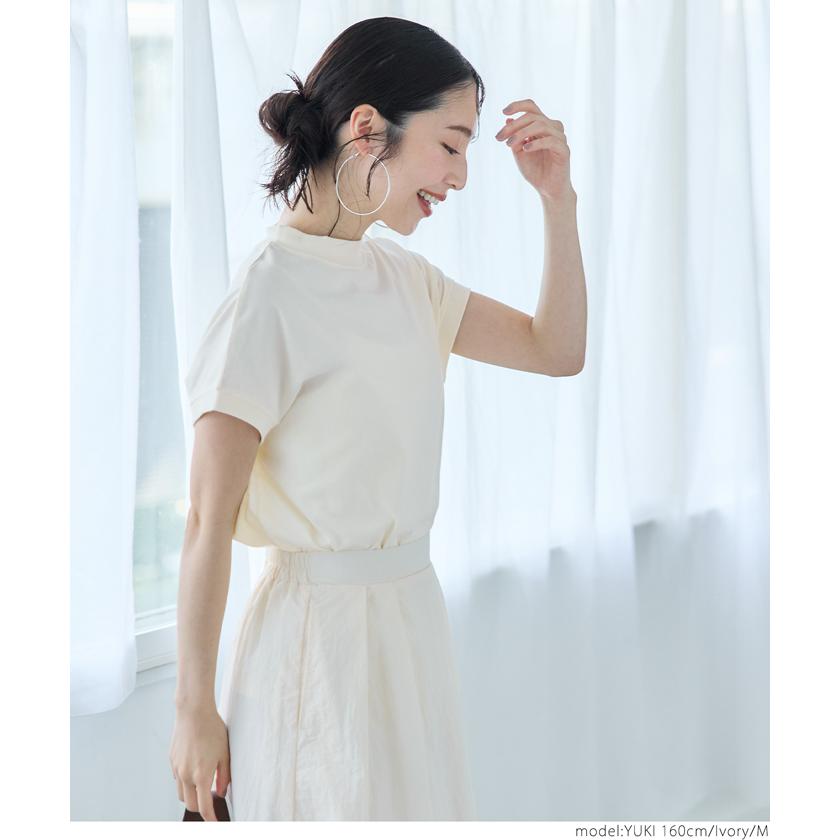 coca Tシャツ レディース モックネック 半袖 COTTON from the US coca Tシャツ レディース モックネック 半袖 COTTON from the US