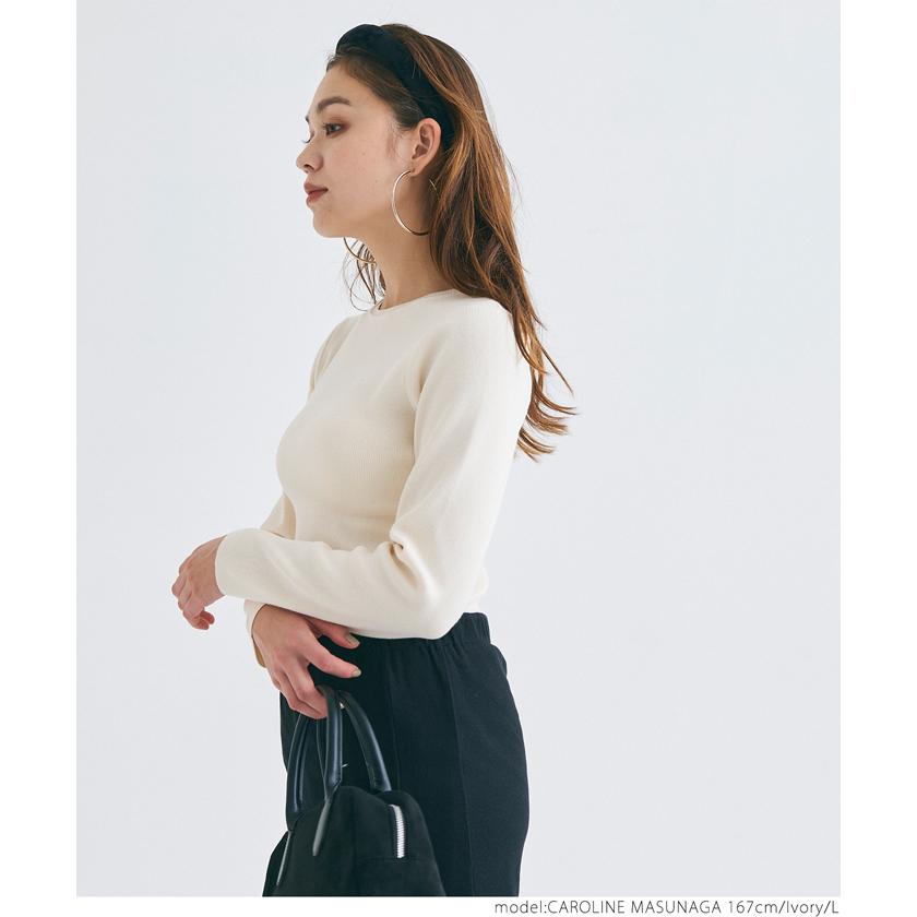 クロップドニットトップス レディース GC メール便不可 24aw クロップドニットトップス レディース GC メール便不可 24aw