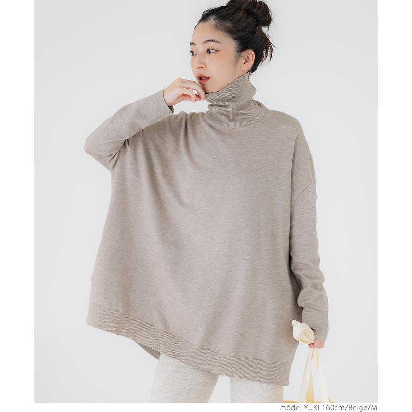 coca タートルニットチュニック レディース メール便不可 24aw coca タートルニットチュニック レディース メール便不可 24aw